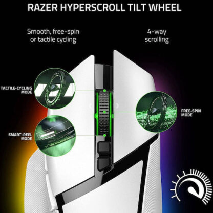 Razer Basilisk V3 Pro 35K Ασύρματο RGB Gaming Ποντίκι 35000 DPI Λευκό