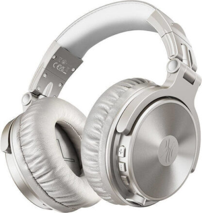 OneOdio Pro C Ασύρματα / Ενσύρματα Over Ear Ακουστικά με 80 ώρες Λειτουργίας Μπεζ A-AC12-01