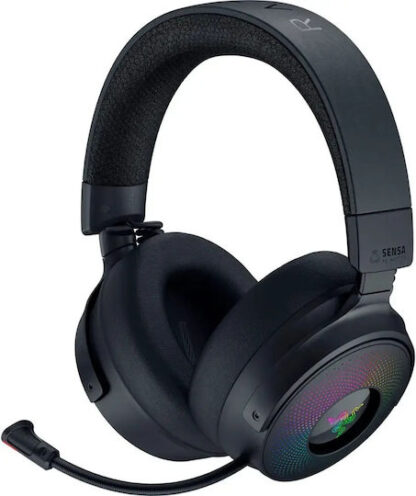Razer Kraken V4 Pro & Sound Card Ασύρματο Over Ear Gaming Headset με σύνδεση 3.5mm / Bluetooth / USB