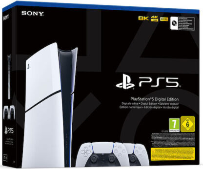 Sony PlayStation 5 Slim Digital 1TB με 2o DualSense (Official Bundle)