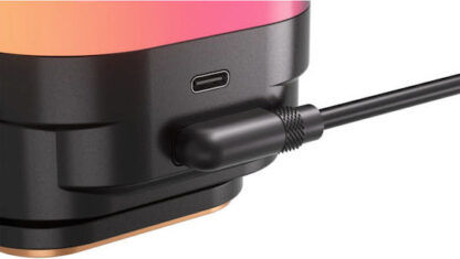 Corsair iCUE LINK TITAN 360 RX LCD Υδρόψυξη Επεξεργαστή Τριπλού Ανεμιστήρα 120mm για Socket AM4/AM5/1700 με RGB Φωτισμό