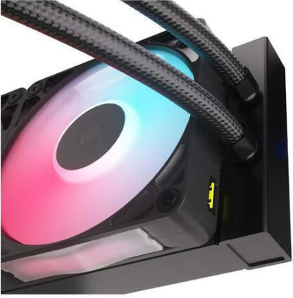 Corsair iCUE LINK TITAN 360 RX LCD Υδρόψυξη Επεξεργαστή Τριπλού Ανεμιστήρα 120mm για Socket AM4/AM5/1700 με RGB Φωτισμό