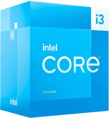 Intel Core i3-13100F 3.4GHz Επεξεργαστής 4 Πυρήνων για Socket 1700 σε Κουτί με Ψύκτρα