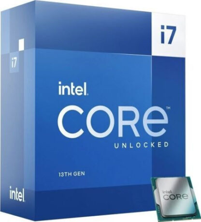 Intel Core i7-13700F 2.1GHz Επεξεργαστής 16 Πυρήνων για Socket 1700 σε Κουτί με Ψύκτρα
