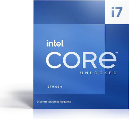 Intel Core i7-13700F 2.1GHz Επεξεργαστής 16 Πυρήνων για Socket 1700 σε Κουτί με Ψύκτρα
