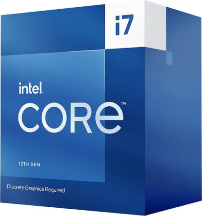Intel Core i7-13700F 2.1GHz Επεξεργαστής 16 Πυρήνων για Socket 1700 σε Κουτί με Ψύκτρα