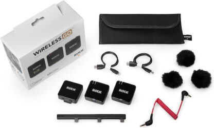 Rode Wireless GO Gen3 Ασύρματο Πυκνωτικό Μικρόφωνο Πέτου, Clip On Δημοσιογραφικό