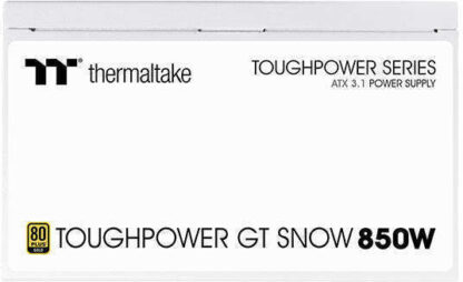 Thermaltake Toughpower GT Snow 850W Λευκό Τροφοδοτικό Υπολογιστή Full Modular 80 Plus Gold