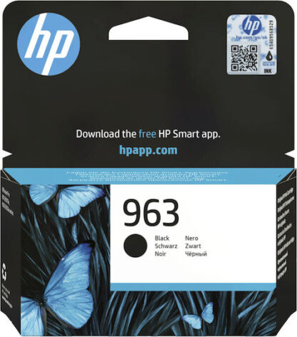 HP 963 Γνήσιο Μελάνι Εκτυπωτή InkJet Μαύρο (3JA26AE)