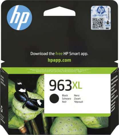 HP 963XL Γνήσιο Μελάνι Εκτυπωτή InkJet Μαύρο (3JA30AE)