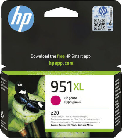 HP 951XL Γνήσιο Μελάνι Εκτυπωτή InkJet Ματζέντα (CN047AE)