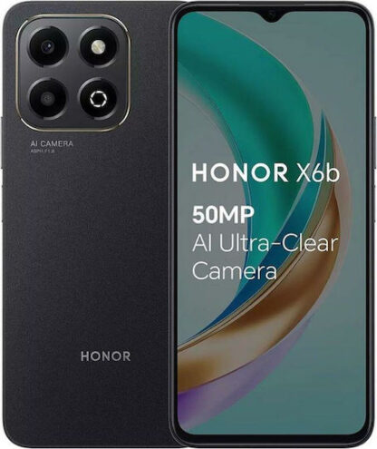 Honor X6b Dual Sim 4GB RAM 128GB LTE - Midnight Black