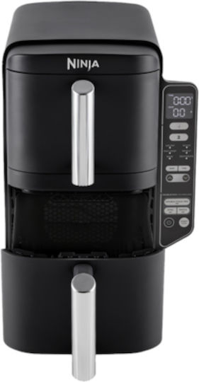 Ninja Stack Air Fryer με Διπλό Αποσπώμενο Κάδο 7.6lt Μαύρο