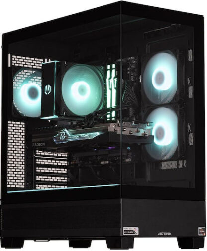 Actina 5901443387138 PC AMD Ryzen™ 5 7600 32 GB DDR5-SDRAM 1 TB SSD AMD Radeon RX 7700 XT Midi Tower Black