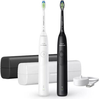 Philips DiamondClean 9000 HX9914/57 2-pack sonic electric toothbrush with charger & app
