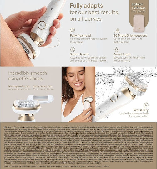 Braun Silk Epil 9 Flex Αποτριχωτική Μηχανή Epilator SES9-011/3D Braun Silk Epil 9 Flex Αποτριχωτική Μηχανή Epilator SES9-011/3D