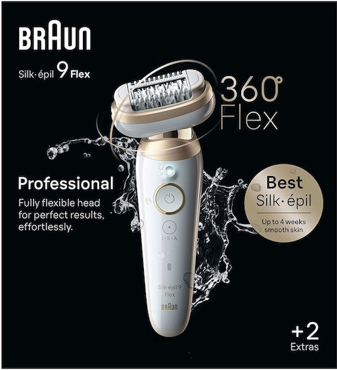 Braun Silk Epil 9 Flex Αποτριχωτική Μηχανή Epilator SES9-011/3D Braun Silk Epil 9 Flex Αποτριχωτική Μηχανή Epilator SES9-011/3D