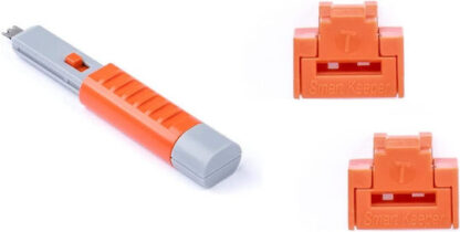 SmartKeeper NL03PKOR 10 x RJ45 Port Blockers with 1 x Lock Key Basic Orange SLSART-0060 SLSART0060 (SLSART-0060)