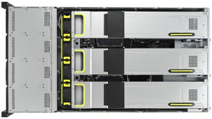 Platforma ASRock Rack (1U) AMD Epyc 9004 (4xLFF  4XSFF  2x10GbE  Red. PSU  IPMI)