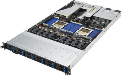 Platforma ASRock Rack (1U) AMD Epyc 9004 (4xLFF  4XSFF  2x10GbE  Red. PSU  IPMI)