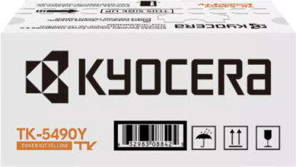 Kyocera TK-5490Y Γνήσιο Toner Laser Εκτυπωτή Κίτρινο 2400 Σελίδων (1T0C22ANL1)