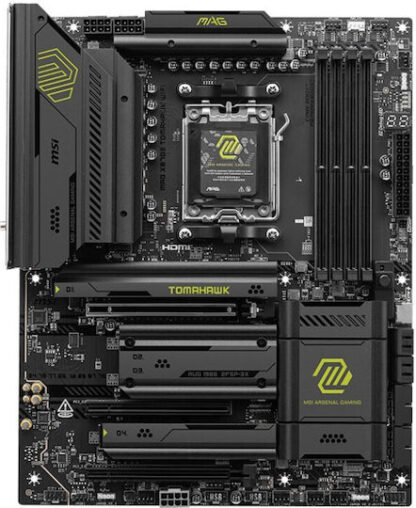 MSI MAG X870E Tomahawk WIFI Motherboard ATX με AMD AM5 Socket