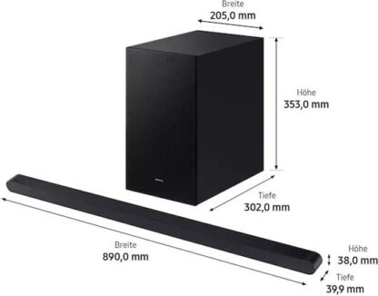 Samsung Soundbar 250W 3.1 Bluetooth και Wi-Fi με Ασύρματο Subwoofer και Τηλεχειριστήριο Μαύρο HW-S710GD/ZG