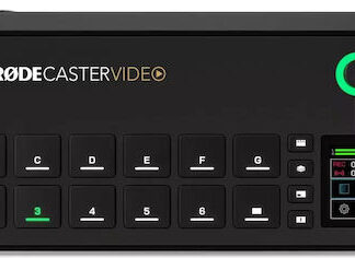 RODECaster Video Podcast production studio Music production station
