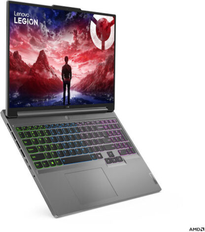 Lenovo Legion Slim 5 16ARP9 16" IPS QHD+ 165Hz (Ryzen 7-7435HS/16GB/512GB SSD/GeForce RTX 4070/No OS) Luna Grey (International English Keyboard)