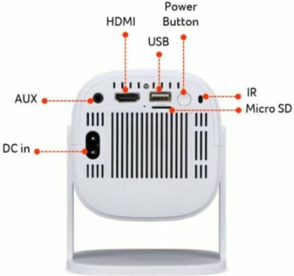 Aopen Projector LCD Full HD Απλής Λάμπας Λευκός