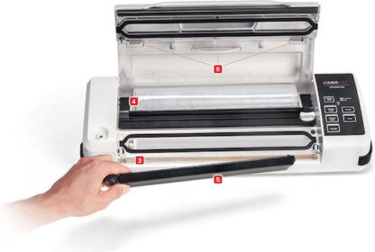 Vacuum Sealer Magic Vac Champion Dry Wet Sealing White