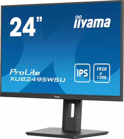 Iiyama ProLite XUB2495WSU-B7 IPS HDR Monitor 24" FHD 1920x1200 με Χρόνο Απόκρισης 4ms GTG