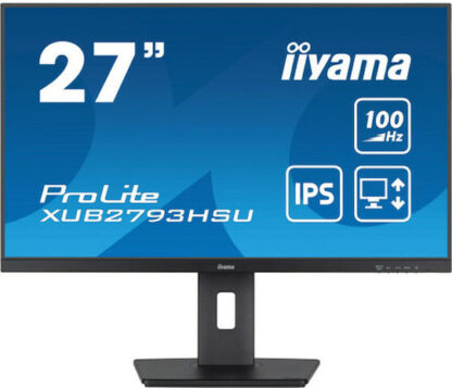 Iiyama ProLite XUB2793HSU-B7 IPS Monitor 27" FHD 1920x1080 με Χρόνο Απόκρισης 1ms GTG