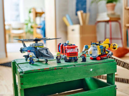 Lego City Helicopter, Fire Engine & Submarine για 7+ Ετών 874τμχ Κωδικός: 60462