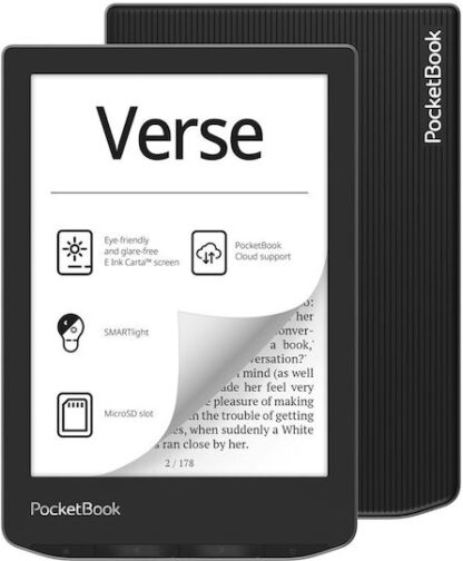 Pocketbook Verse με Οθόνη Αφής 6" (8GB) Γκρι