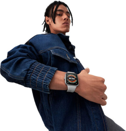 Xiaomi Redmi Watch 5 Aluminium 48mm Αδιάβροχο με Παλμογράφο (Silver Gray)