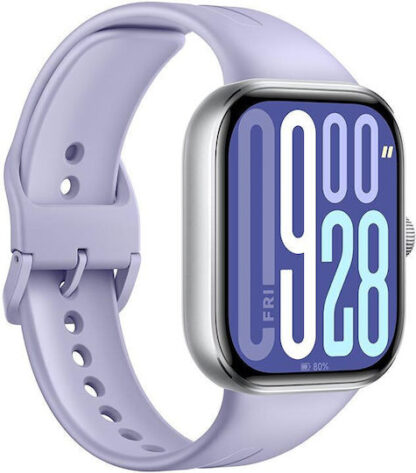 Xiaomi Redmi Watch 5 Aluminium 48mm Αδιάβροχο με Παλμογράφο (Lavender Purple)