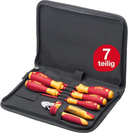 Wiha Werkzeug Set Elektriker Schraubendreher, Seitenschneider