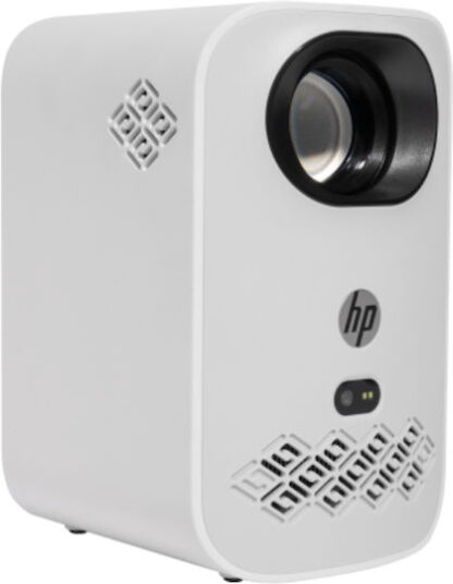 HP CC360 Projector LCD Full HD Λάμπας LED με Ενσωματωμένα Ηχεία Λευκός Κωδικός: AMY.PCS.0509