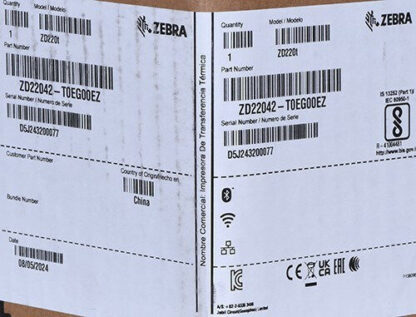 Zebra ZD220 Εκτυπωτής Ετικετών Θερμικής Μεταφοράς USB 203 dpi Κωδικός: ZD22042-T0EG00EZ