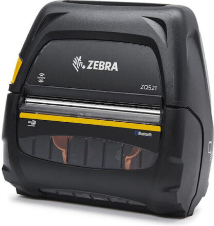 Zebra ZQ521 Εκτυπωτής Ετικετών Απευθείας Μεταφοράς Bluetooth / Wi-Fi 203 dpi Κωδικός: ZQ52-BUW000E-00