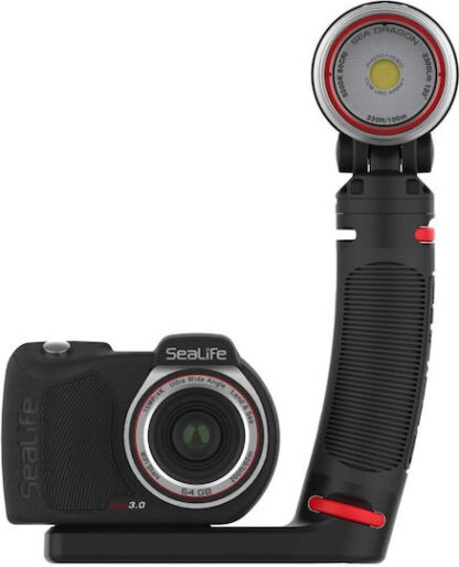 Sealife Micro 3.0 Pro 2300F Compact Φωτογραφική Μηχανή 16MP 4K UHD Μαύρη