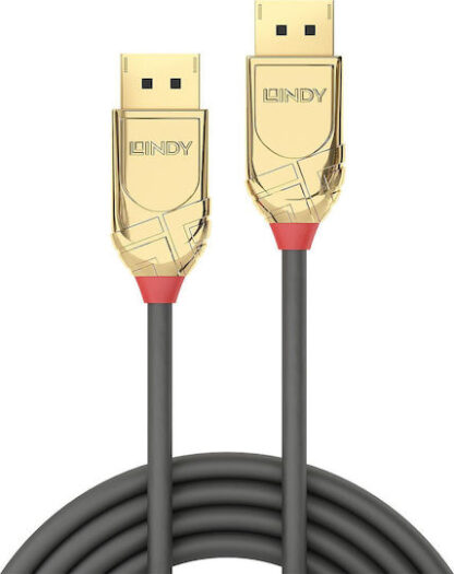 Lindy Cable DisplayPort male - DisplayPort male 1m Μαύρο (36291)