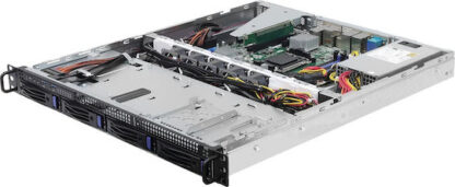 Asrock Rack 1u Server Am5 B650 4x Ddr5 Ecc 4x Sata 3,5hs M.2 Pcie4 X16 2x 10gb + 2x 1gb Lan 2x 450w Ipmi