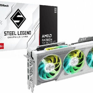 ASRock Radeon RX 9070 XT 16GB GDDR6 Steel Legend Κάρτα Γραφικών Κωδικός: 90-GA5DZZ-00UANF