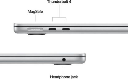 Apple MacBook Air 13.6" Retina Display (M4-10‑core/16GB/256GB SSD) Silver (DE Keyboard)