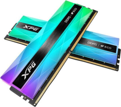 Adata Lancer Neon RGB 32GB DDR5 RAM με 2 Modules (2x16GB) και Ταχύτητα 6000 για Desktop Κωδικός: AX5U6000C3016G-DCLANRSG