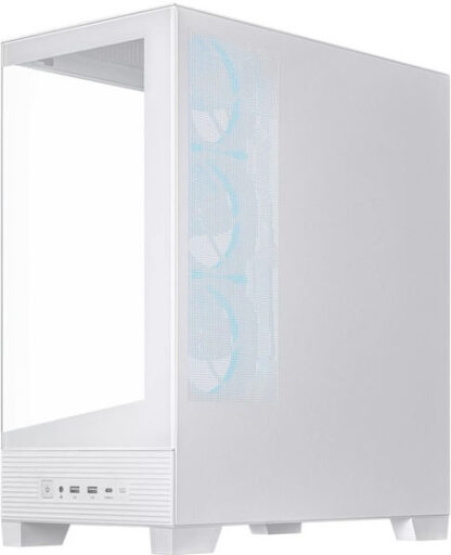 Asus A31 PLUS Gaming Midi Tower Κουτί Υπολογιστή με Πλαϊνό Παράθυρο και ARGB Φωτισμό Λευκό
