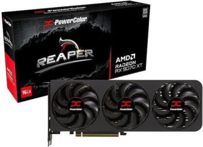 Graphics card. PowerColor Reaper RX9070 XT 16G-A