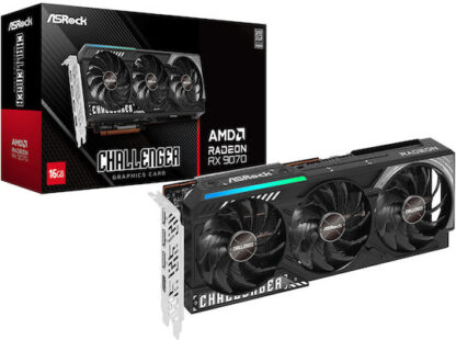 ASRock Challenger AMD Radeon RX 9070 AMD 16 GB graphics card